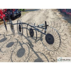 Przetrząsaczo-zgrabiarka do fasoli