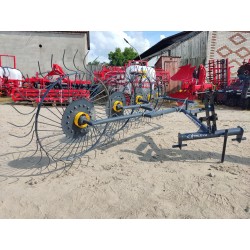 Przetrząsaczo-zgrabiarka do fasoli