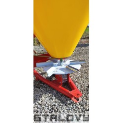 Rozsiewacz nawozów zawieszany, szer. wysiewu 6-14m, pojemność 400l 500l