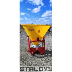 Rozsiewacz nawozów zawieszany, szer. wysiewu 6-14m, pojemność 400l 500l