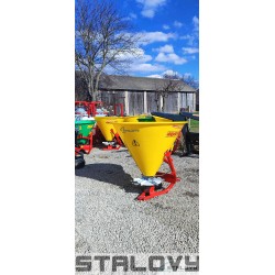 Rozsiewacz nawozów zawieszany, szer. wysiewu 6-14m, pojemność 400l 500l