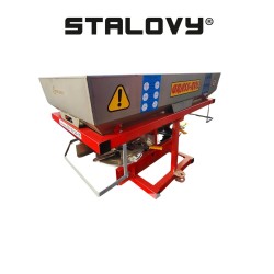 Rozsiewacz dwutarczowy, pojemność do zwiększenia, hydrauliczne sterowanie