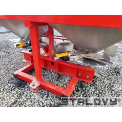 Rozsiewacz dwutarczowy, pojemność do zwiększenia, hydrauliczne sterowanie