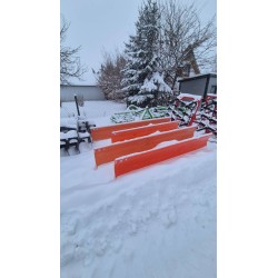 Pług do śniegu do odśnieżania mocowanie tur euro-ramka tuz